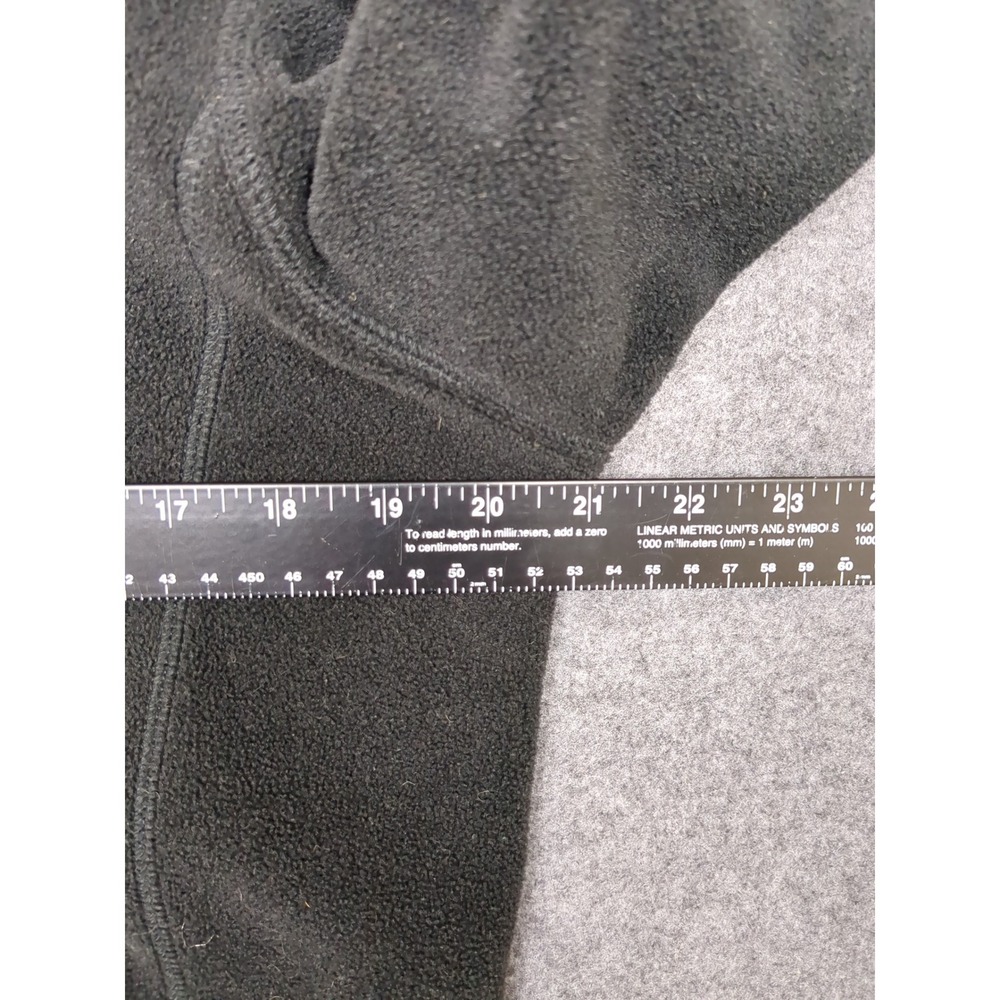Eddie Bauer Fleece Jacket Women's Full Zip Up Gray Black Medium‎ M - Picture 7 of 9
